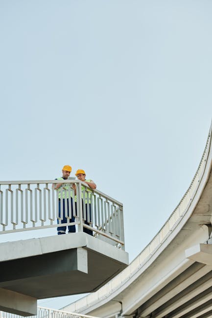 construction site surveying and monitoring by professional team